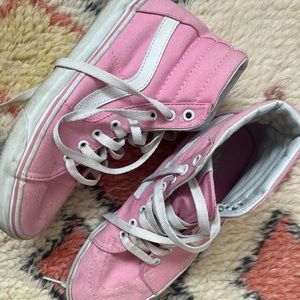 Light Pink Vans High Tops